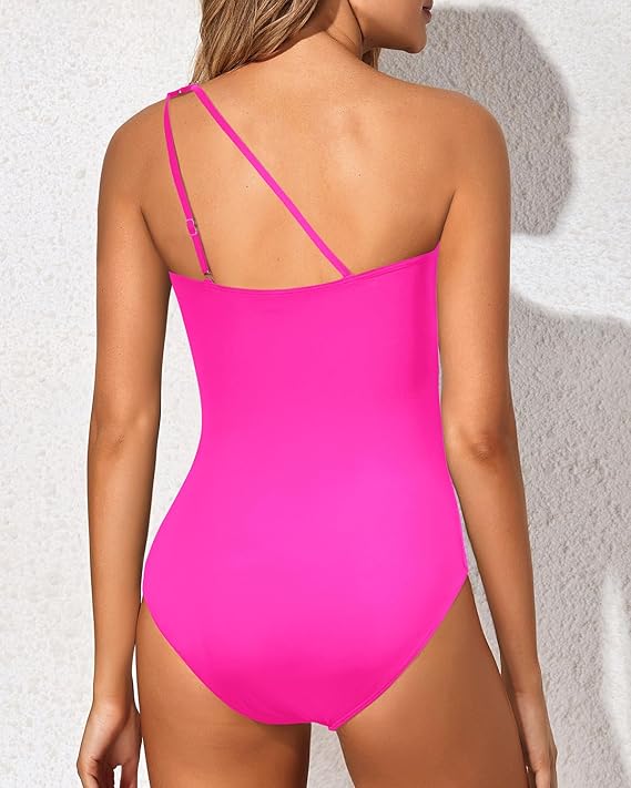 Valerie – One Shoulder Cutout One Piece Swimsuit