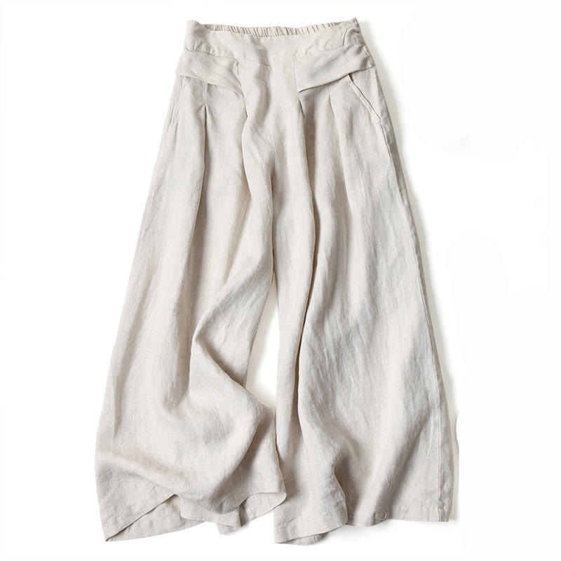 Tessa – High Waist Wide Leg Culotte Pants