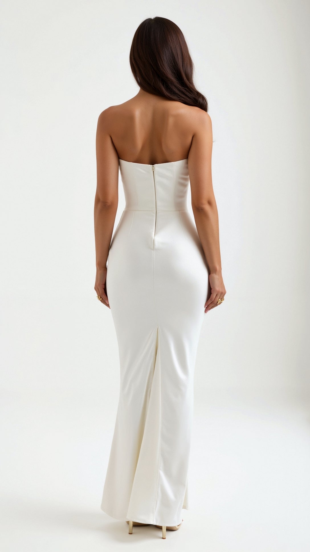 Renata – Strapless Bodycon Evening Maxi Dress