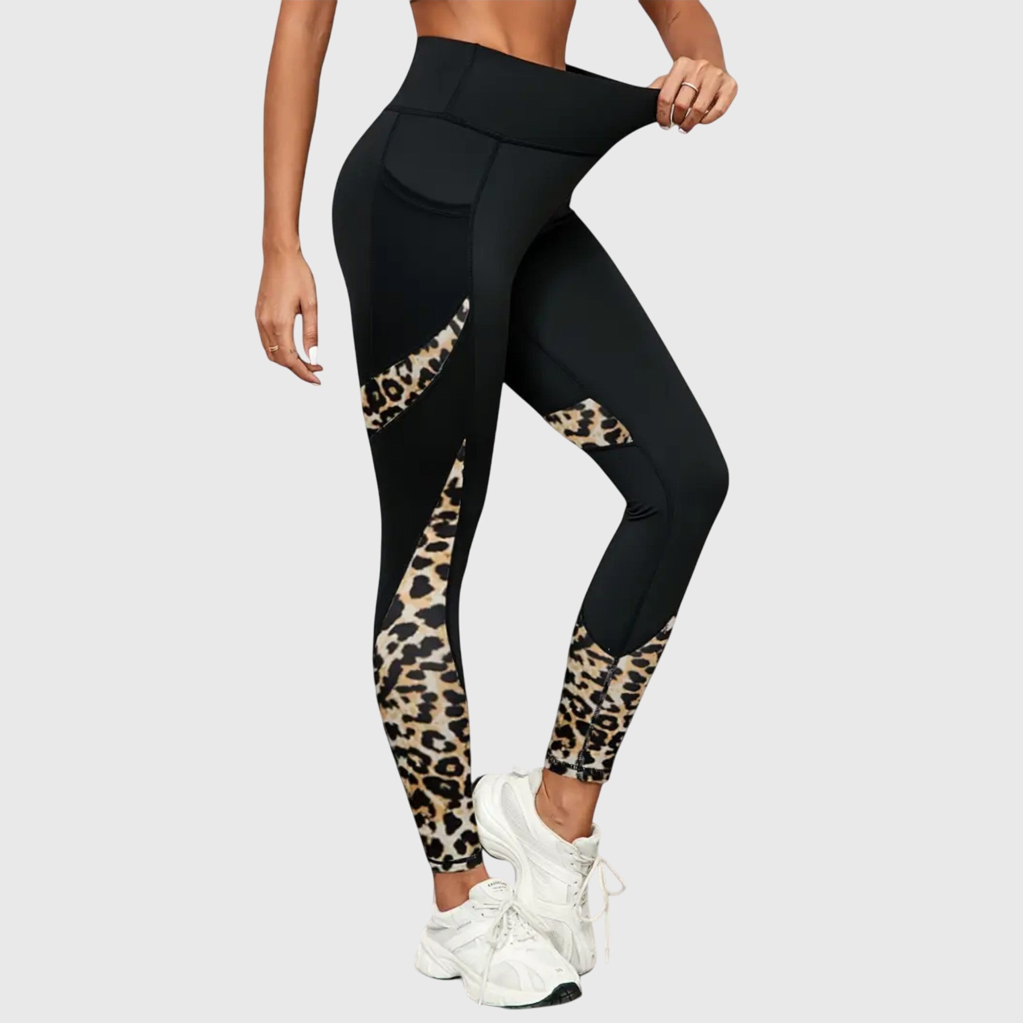 Blakely – Leopard Print High Waist Workout Leggings