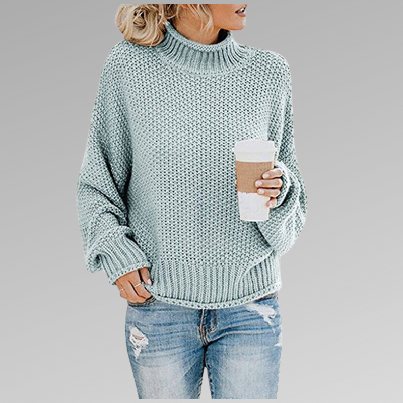 Annie – Chunky Knit Turtleneck Sweater
