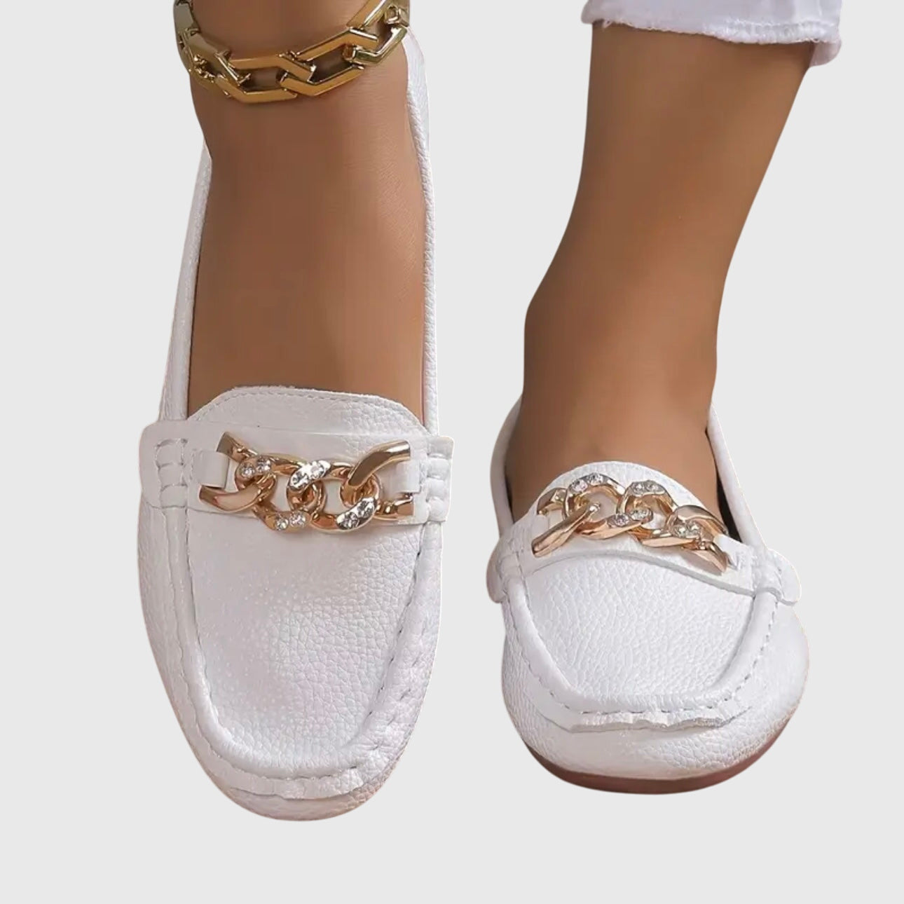 Diana – Chunky Chain Platform Loafers