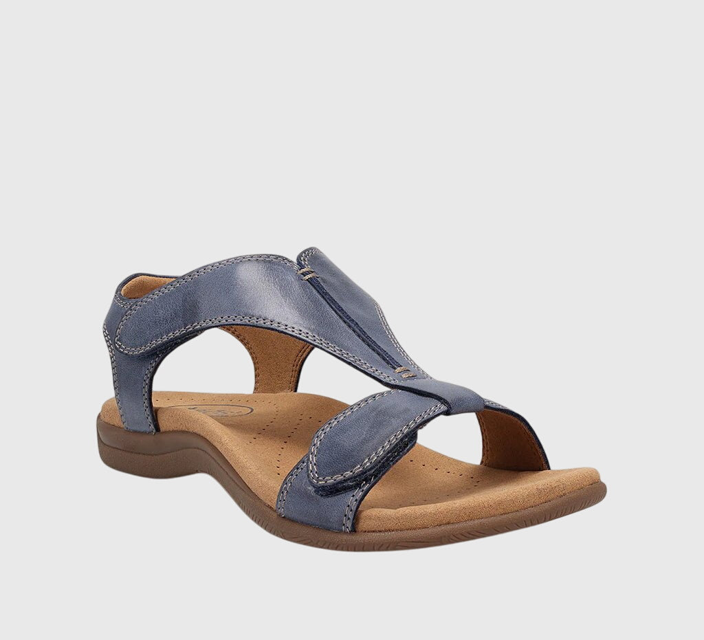 Isabella – T-Strap Cutout Flat Sandals