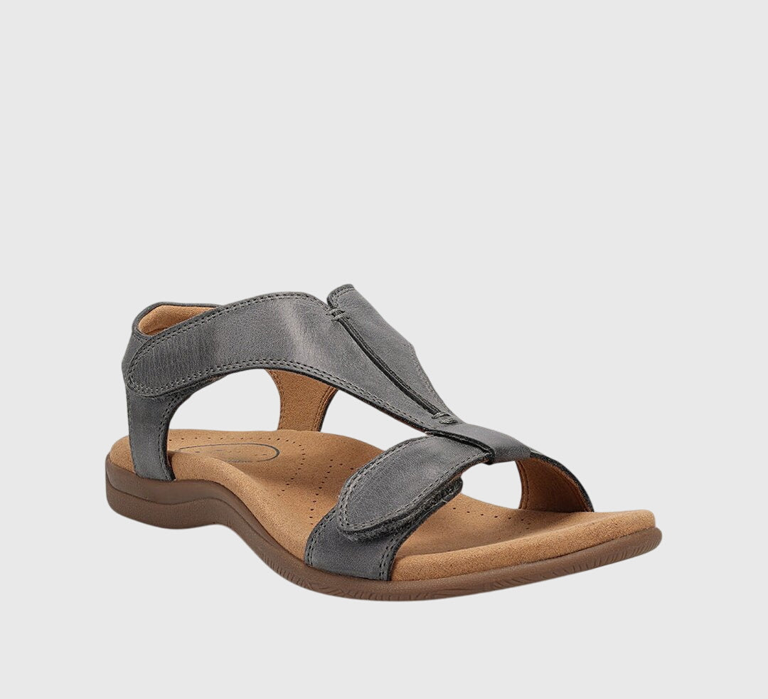Willow – Cutout T-Strap Flat Sandals