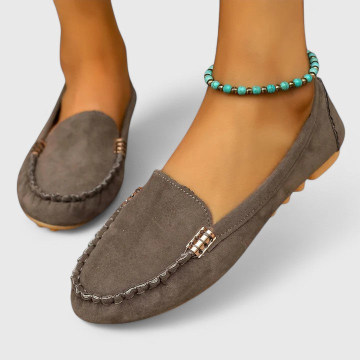 Reagen – Suede Moc Toe Driving Loafers