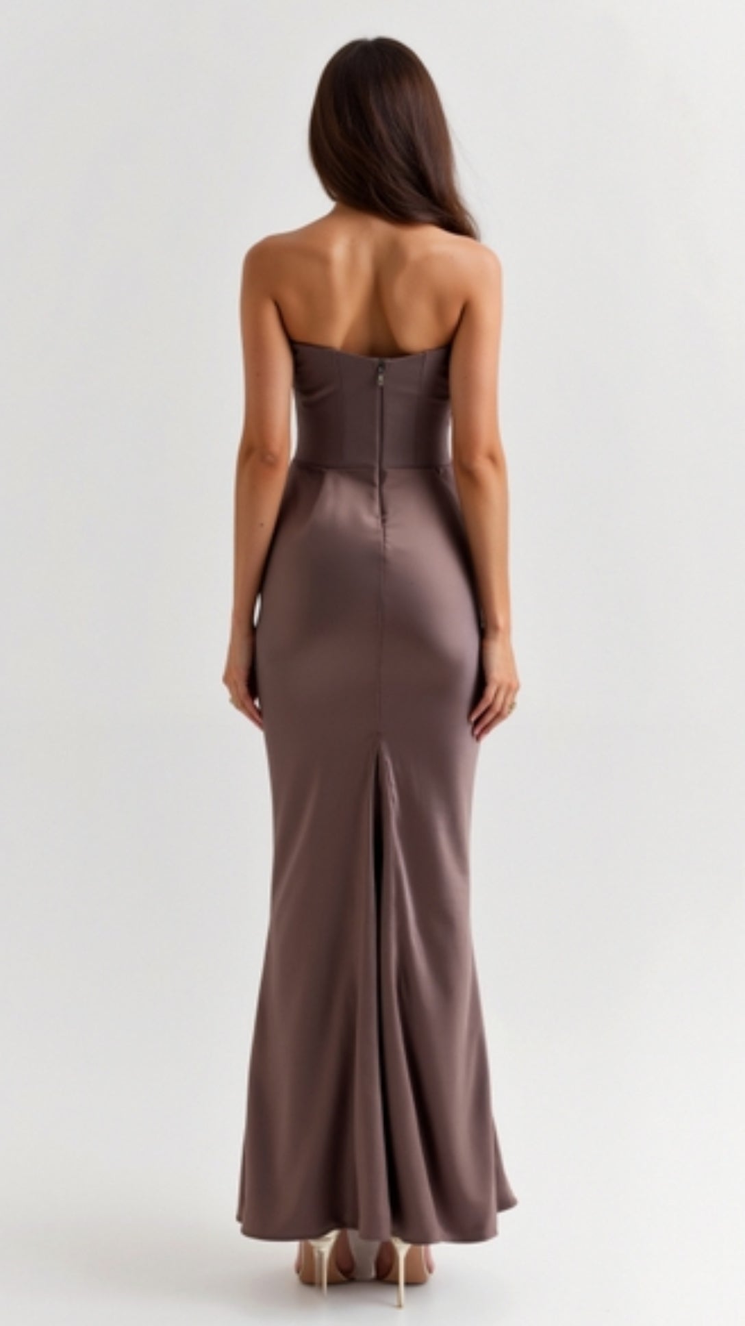Renata – Strapless Bodycon Evening Maxi Dress