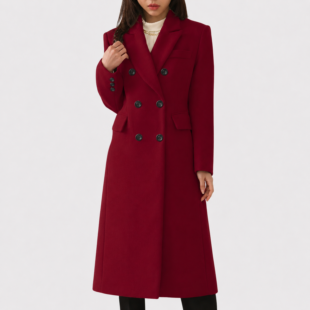 Lyric – Tailored Double Breasted Longline Coat
