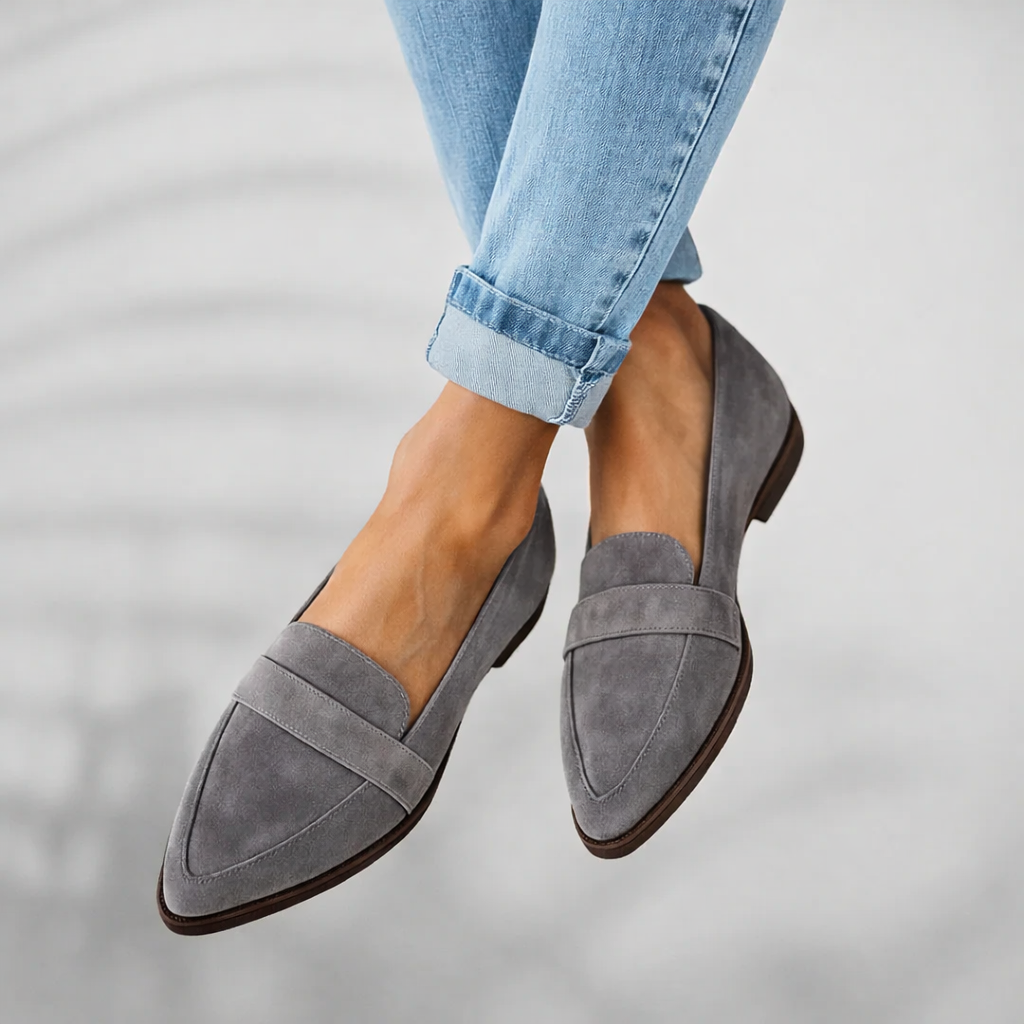Emilia – Pointed Toe Penny Loafers