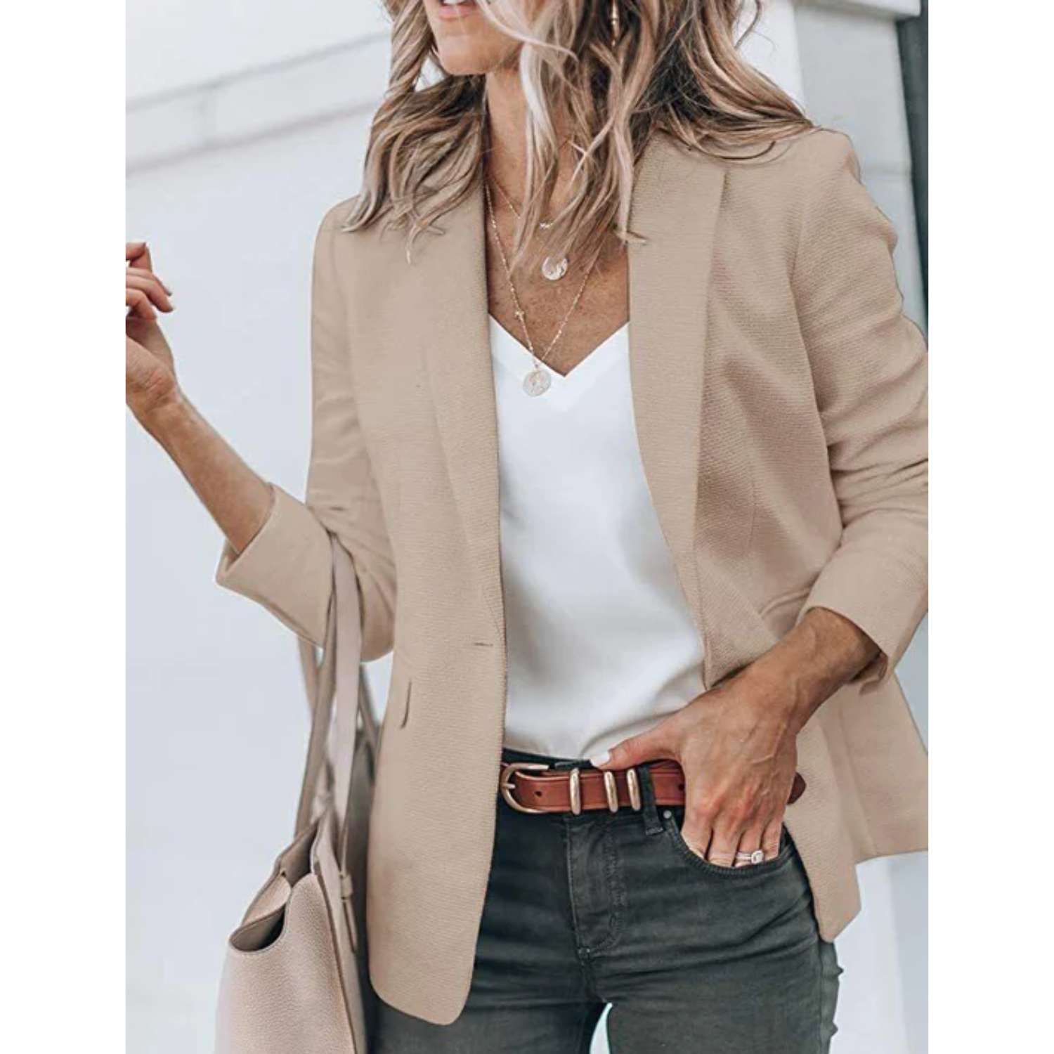 Alice – Tailored Single Button Blazer