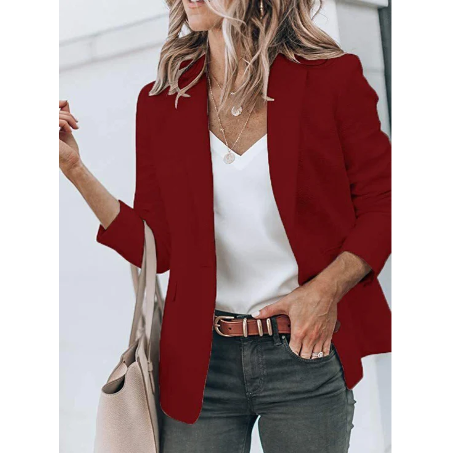 Alice – Tailored Single Button Blazer