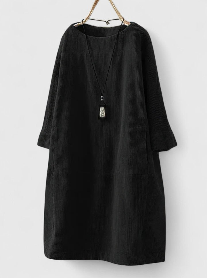 Adalynn – Oversized Long Sleeve Cocoon Dress