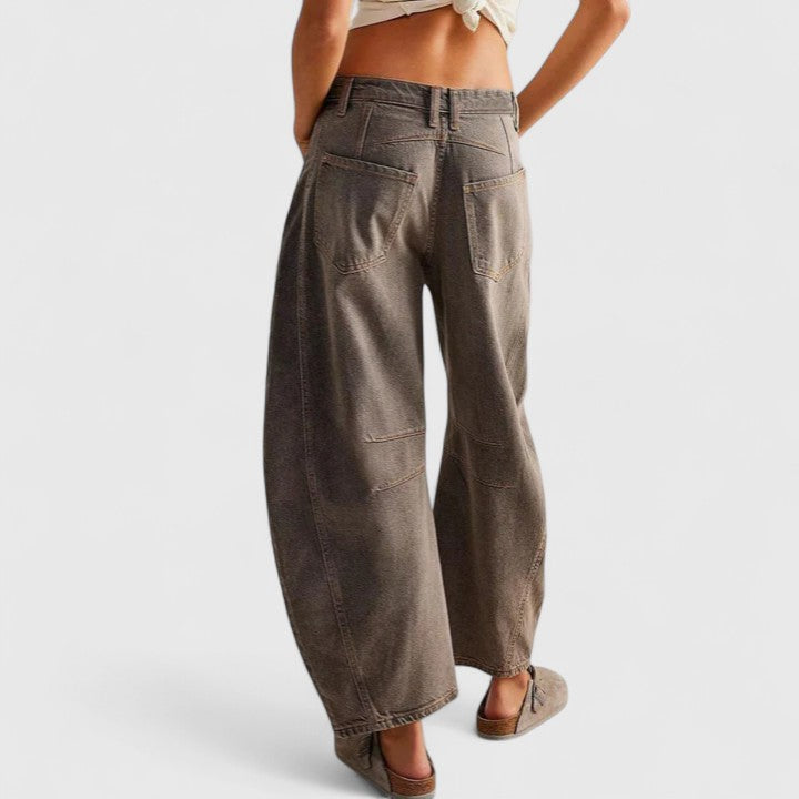 Daria – Denim Barrel Leg Jeans