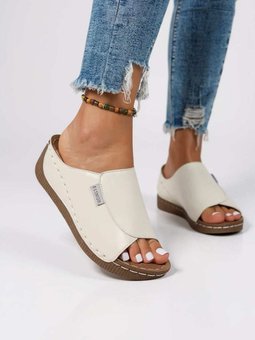 Margot – Platform Wedge Slide Sandals