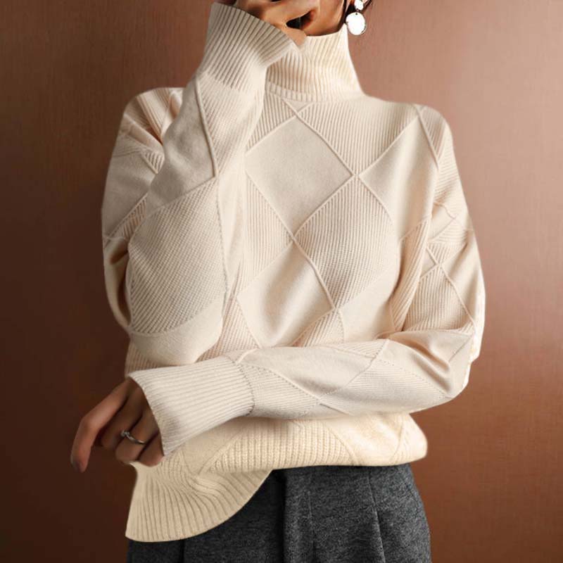 Aaliyah – Chunky Ribbed Turtleneck Sweater