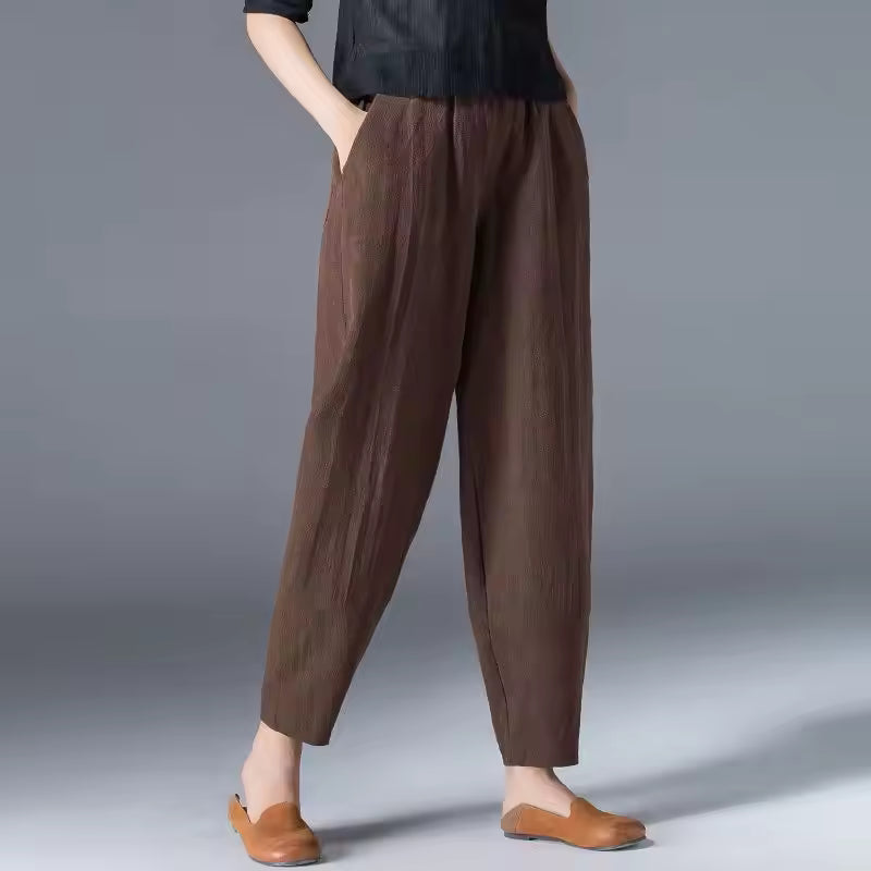 Brooklyn – Cropped Barrel Leg Pants