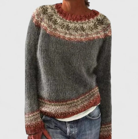 Sofia – Nordic Fair Isle Knit Sweater
