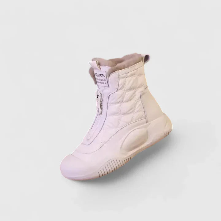 Naomi – Suede Front Zip Ankle Boots