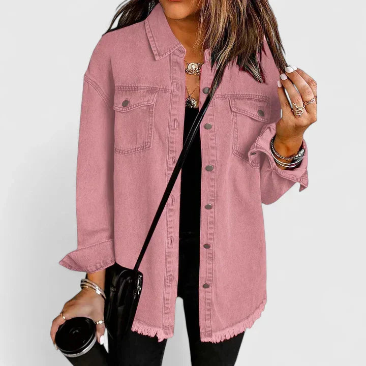 Delilah – Oversized Button Up Shirt Jacket