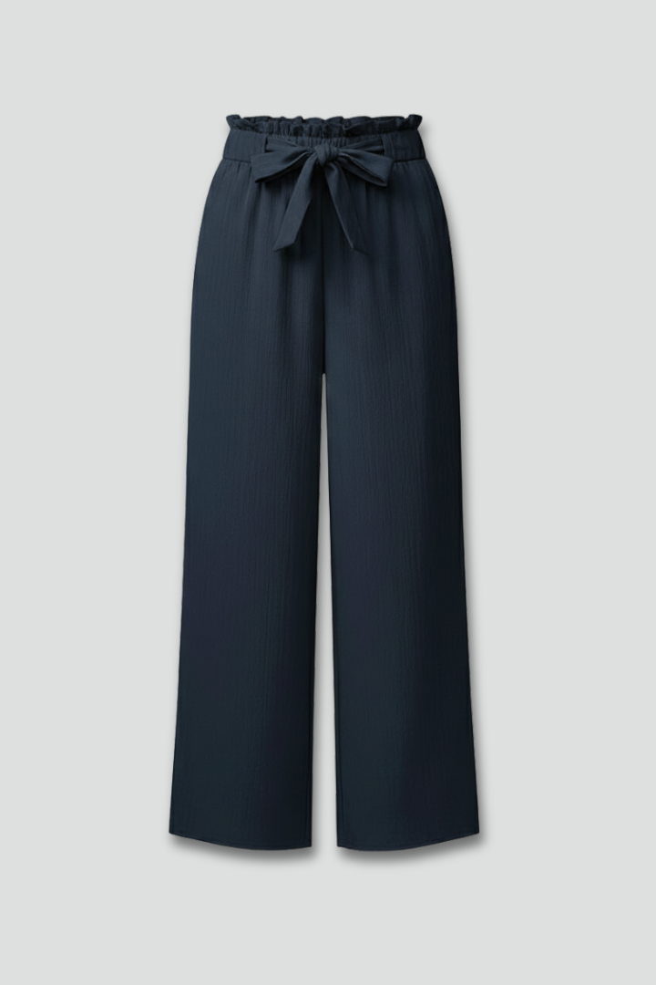 Reagen – Paperbag Waist Wide Leg Palazzo Pants