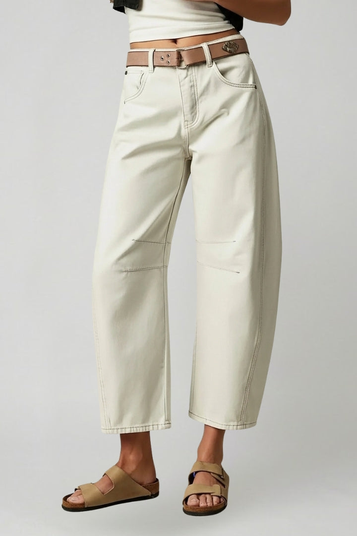 Grace – High Waist Slim Straight Leg Jeans