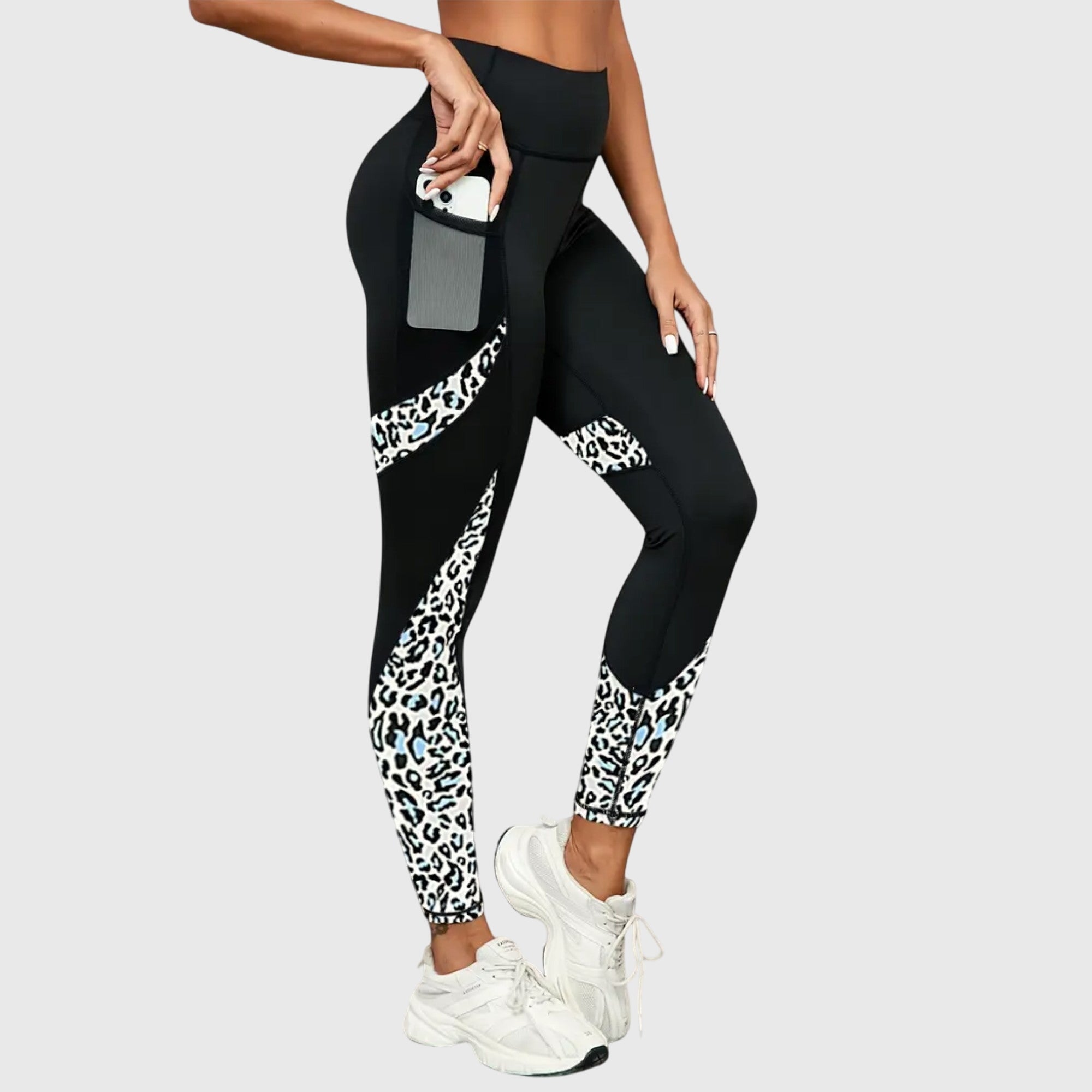 Blakely – Leopard Print High Waist Workout Leggings