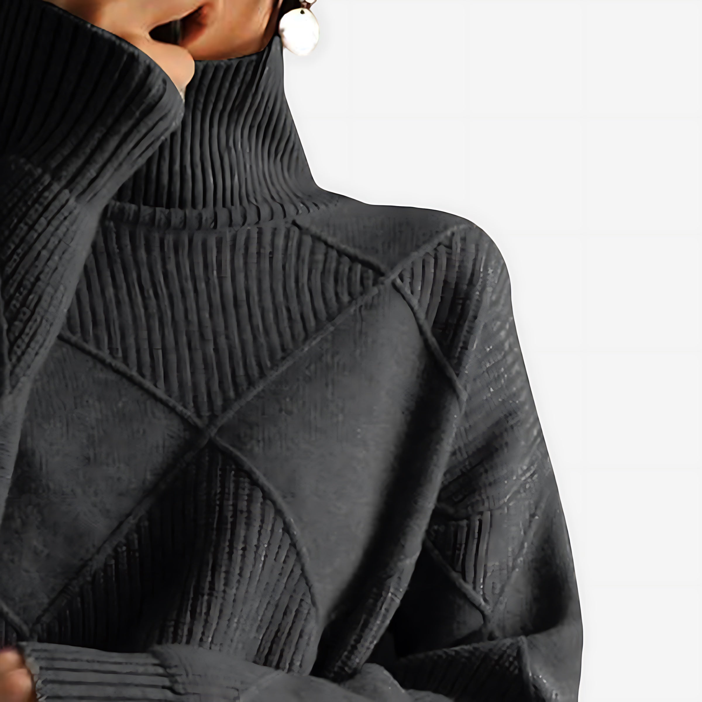 Aaliyah – Chunky Ribbed Turtleneck Sweater