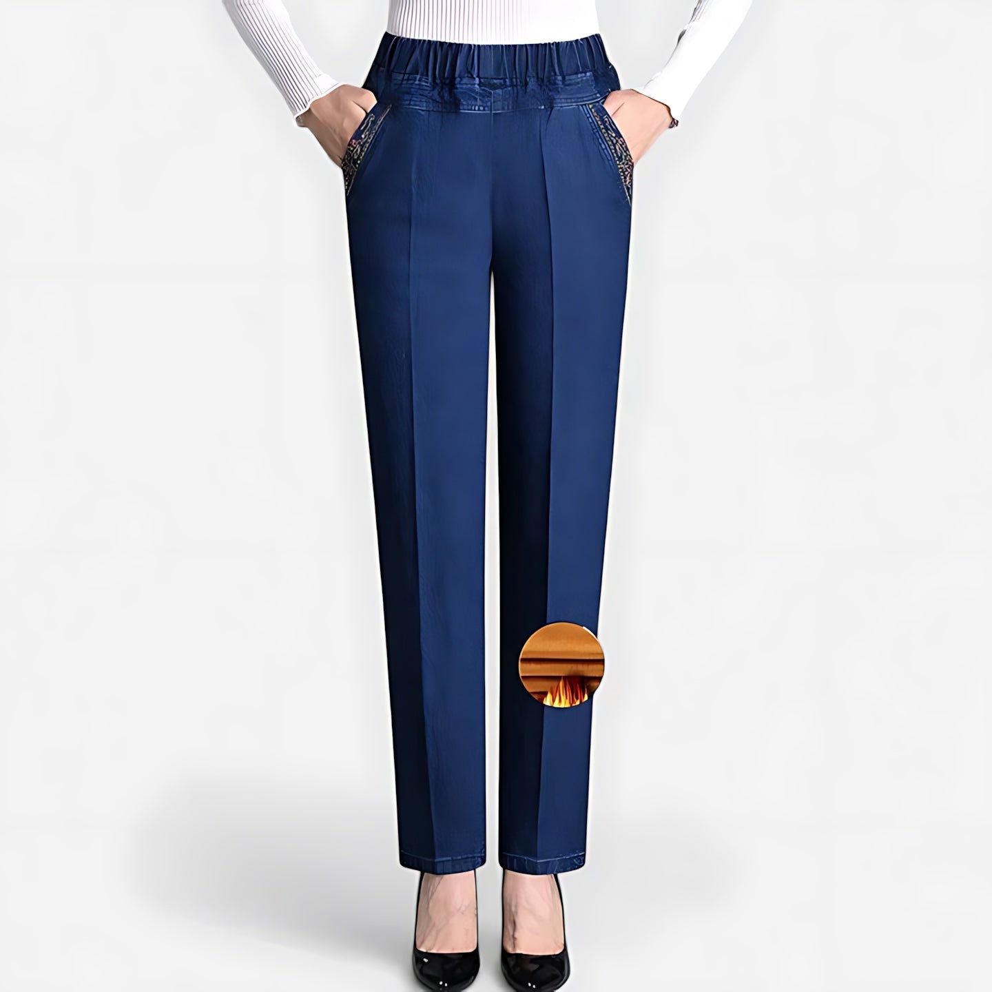 Abigail – High Waist Straight Leg Pants