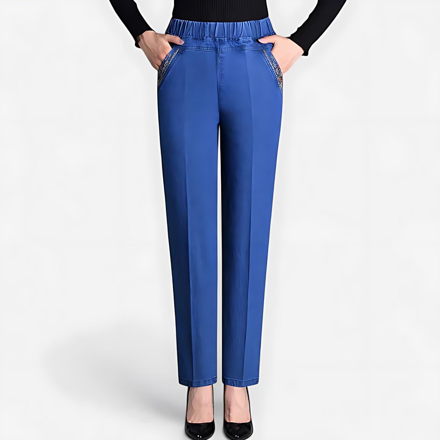 Abigail – High Waist Straight Leg Pants