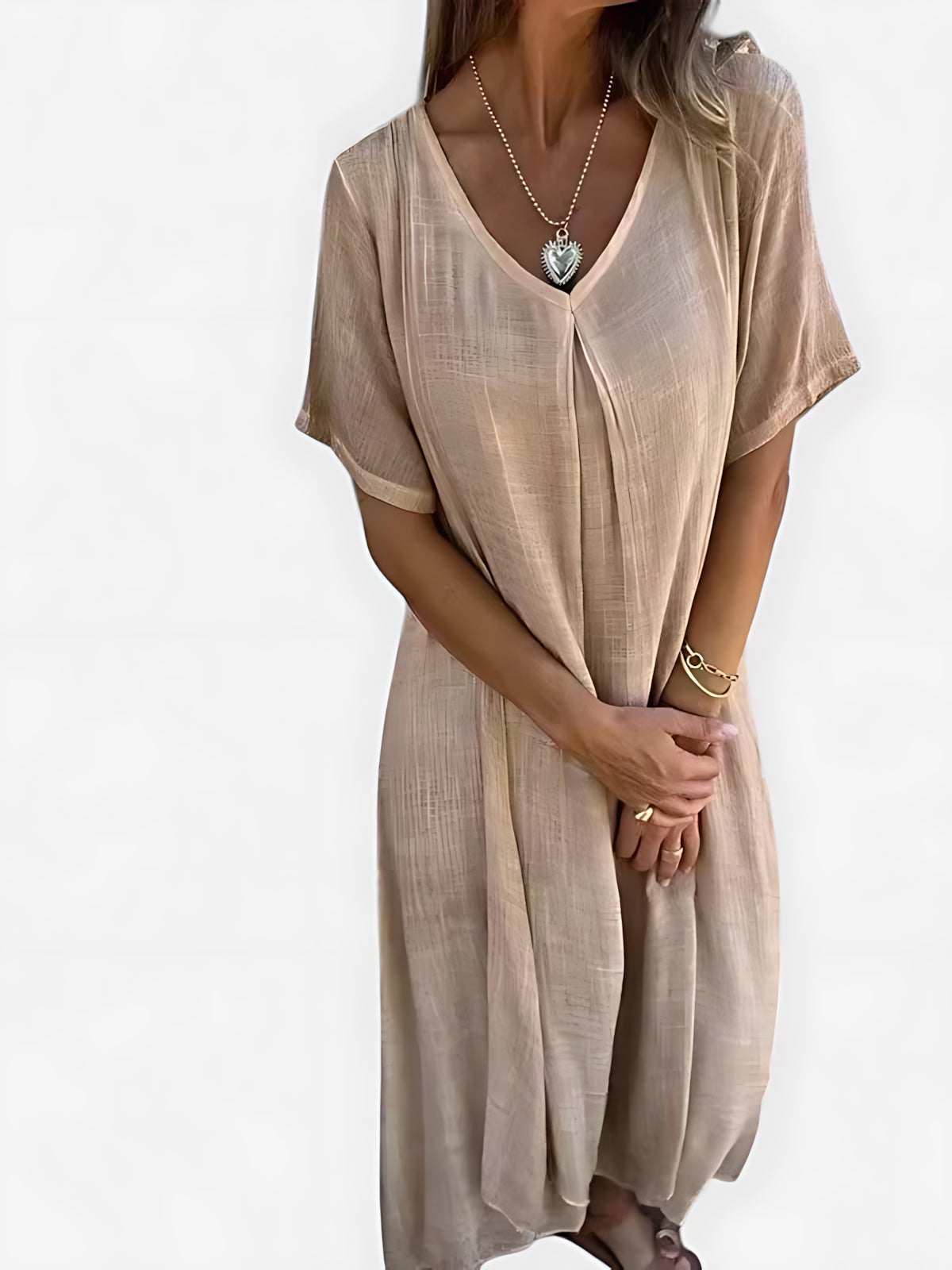 Abigail – V Neck Flowy Summer Maxi Dress