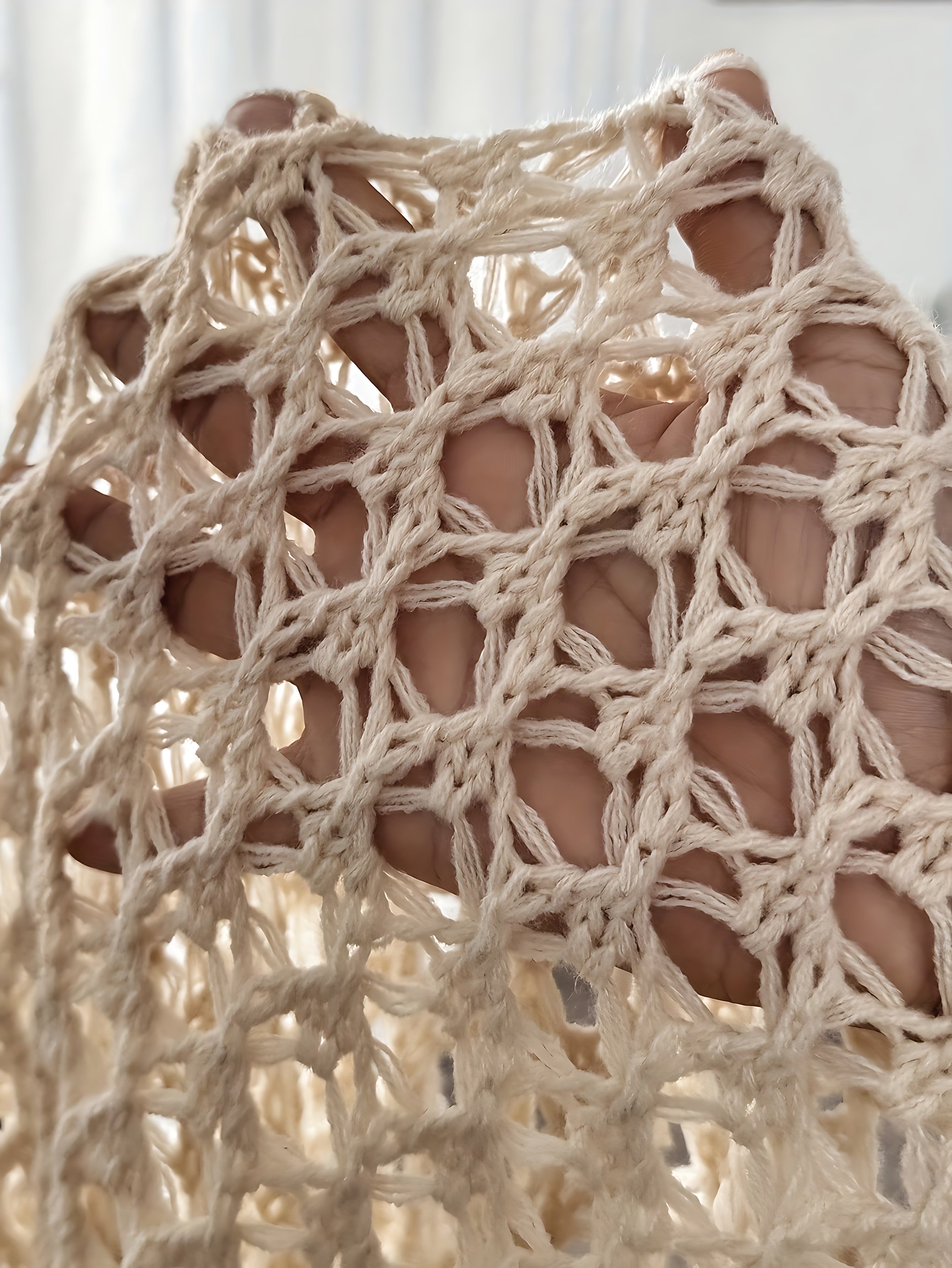 Adaline – Crochet Open Front Knit Cardigan