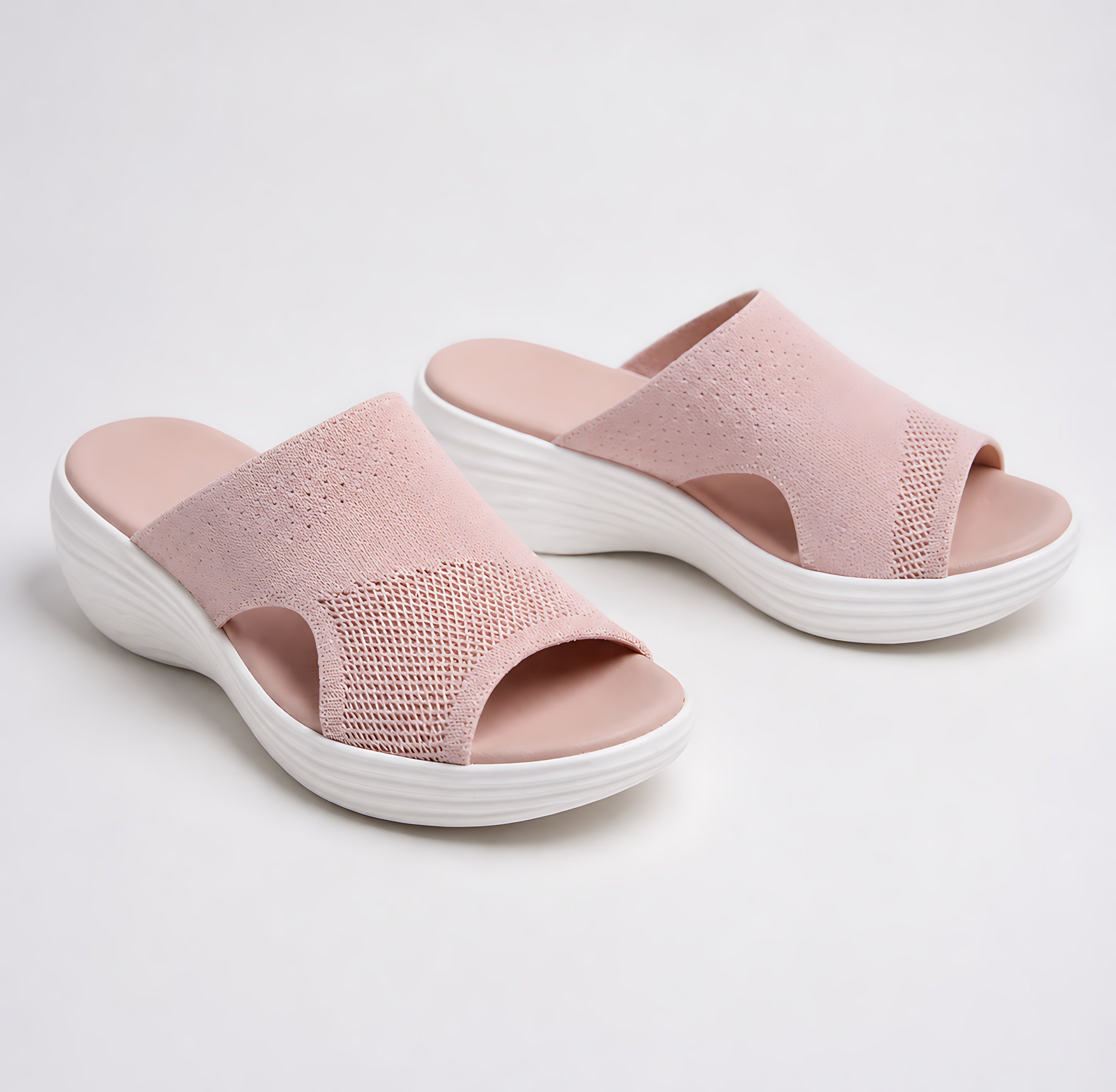 Adalynn – Stretch Knit Slide Sandals