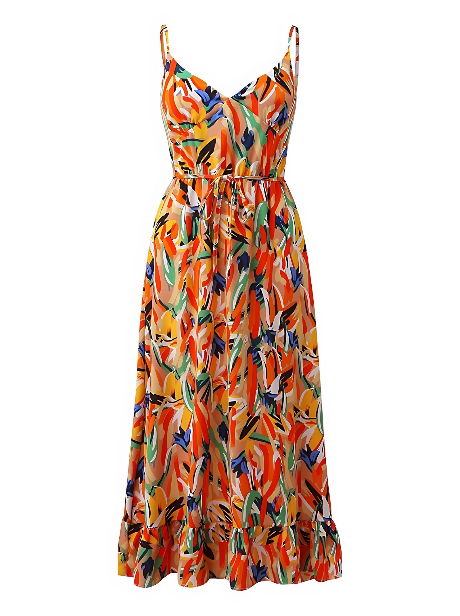 Amara – Floral Smocked Tiered Summer Midi Dress