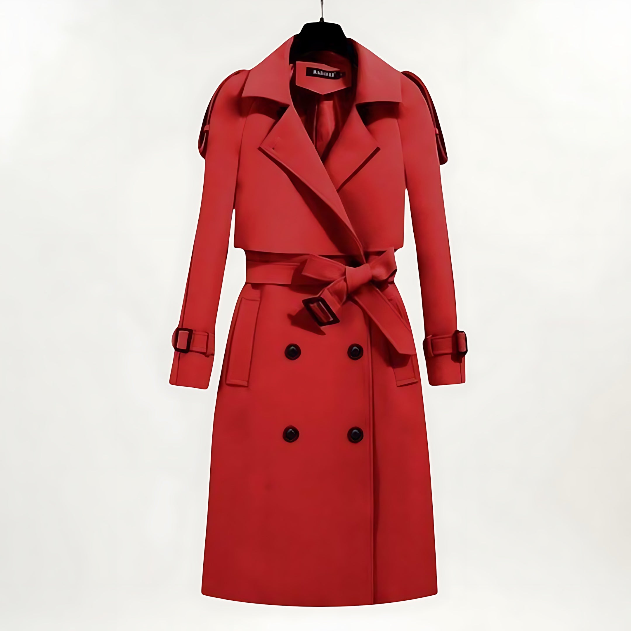 Amaya – Double Breasted Longline Trench Coat