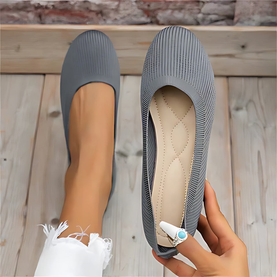 Amaya – Knit Round Toe Ballet Flats