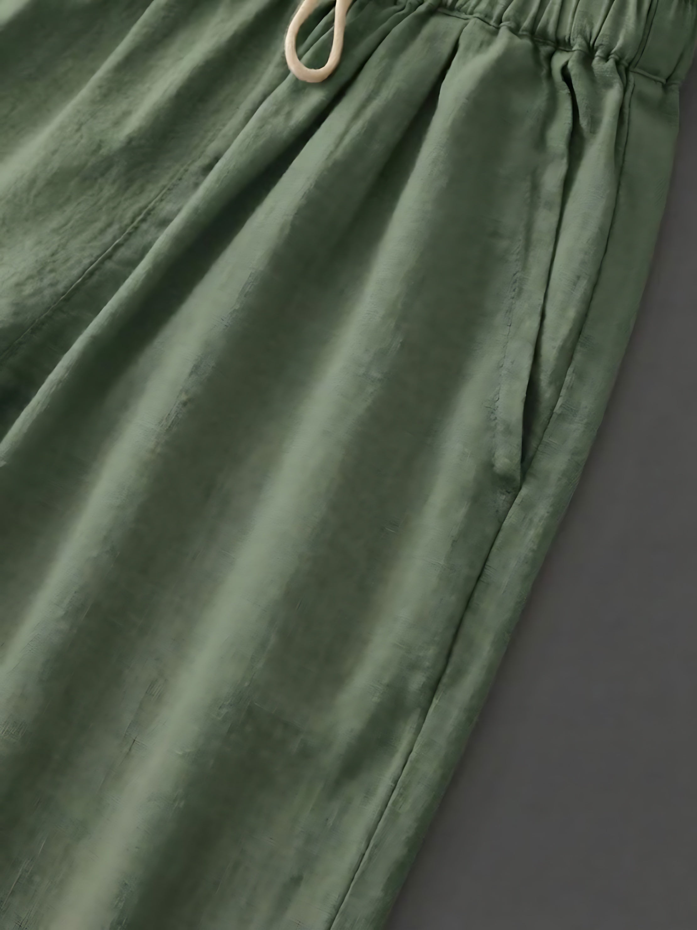 Anna – Elastic Waist Cropped Tapered Pants