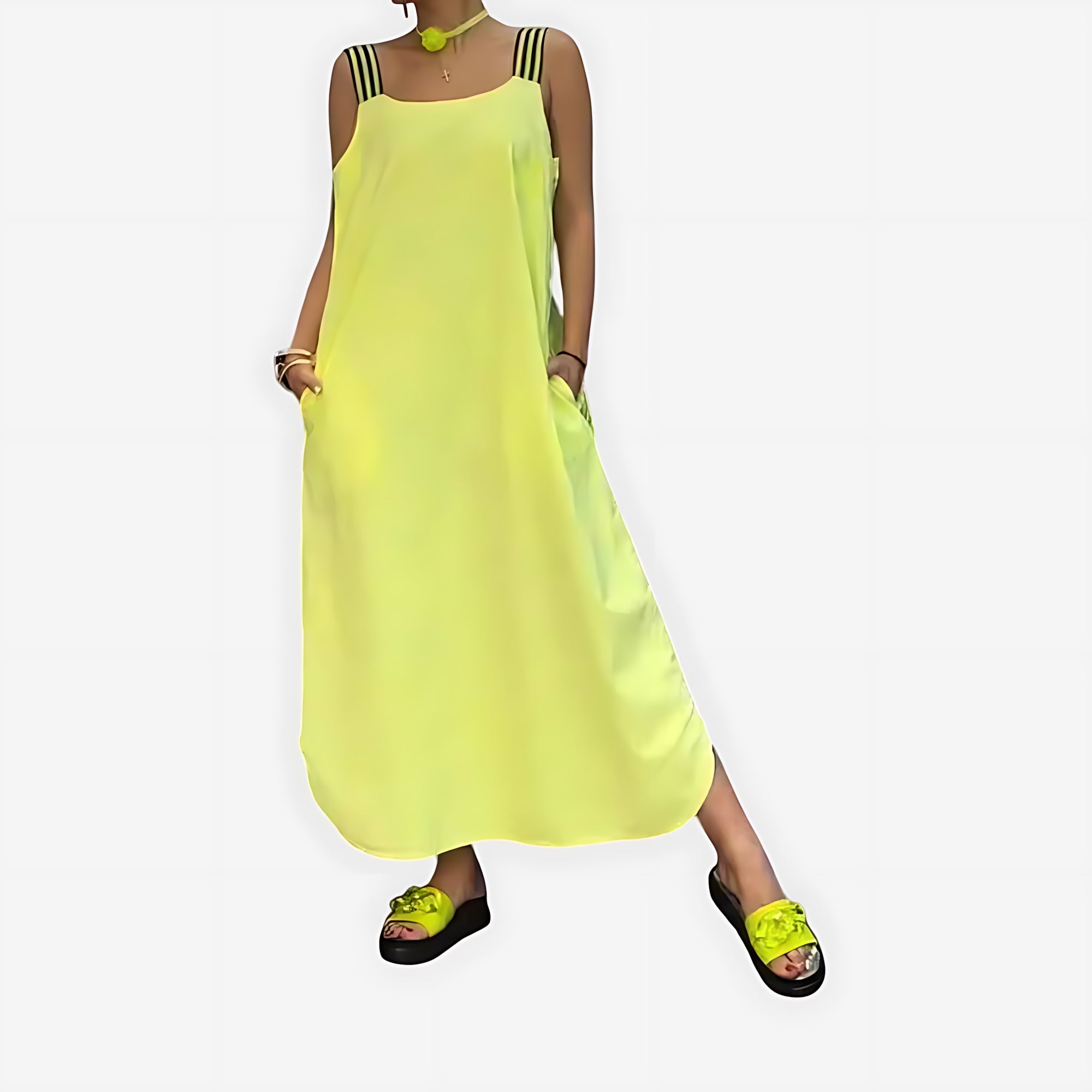 Annie – Loose Fit Tank Summer Maxi Dress