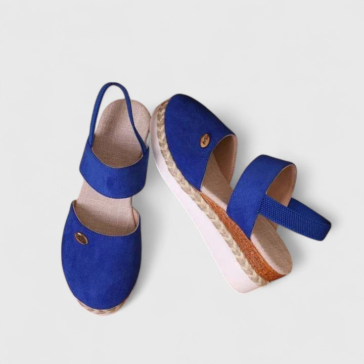 Florence – Closed Toe Slingback Espadrille Flats