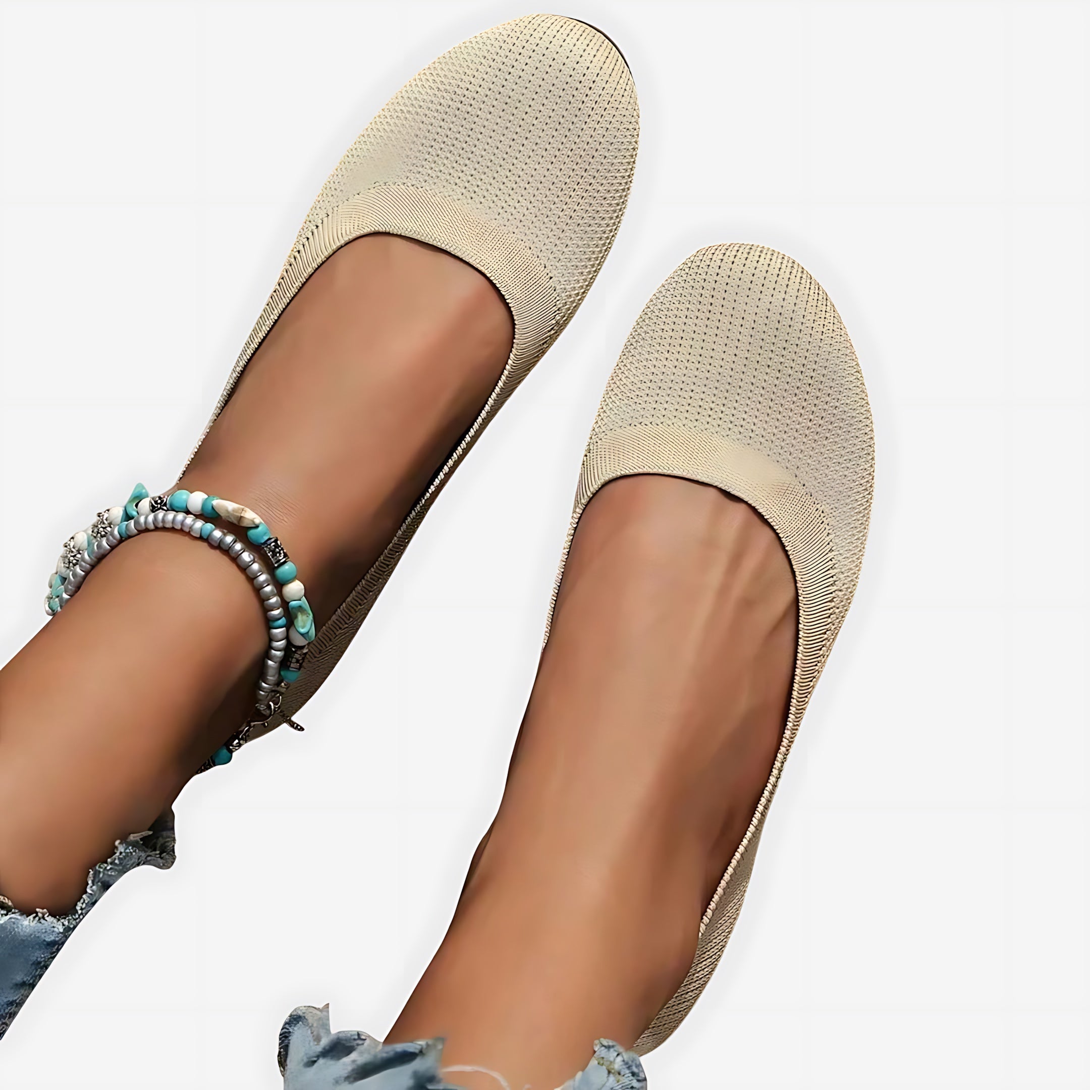 Ariana – Ankle Strap Round Toe Ballet Flats