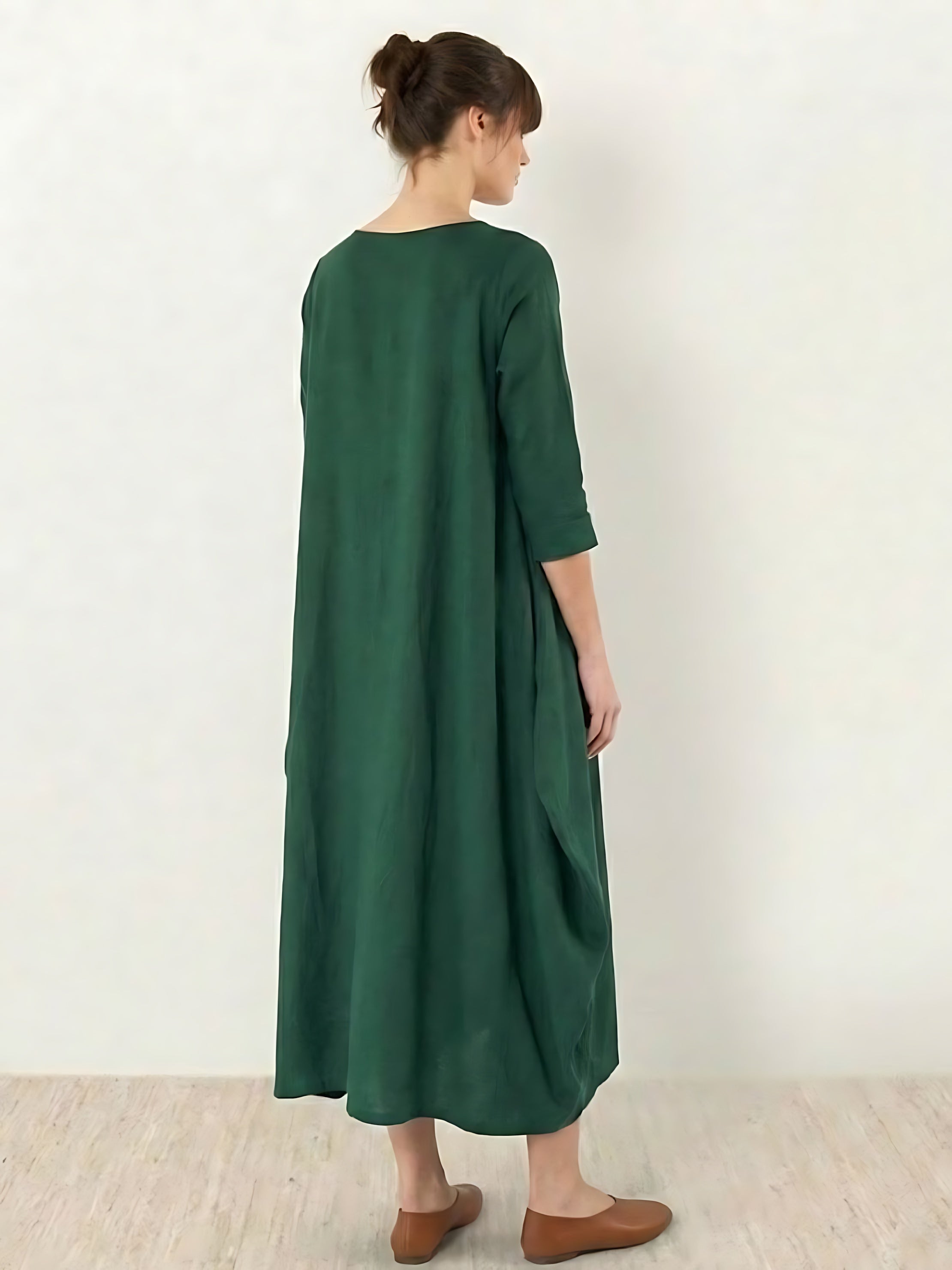Aurora – Oversized Boho Kaftan Maxi Dress