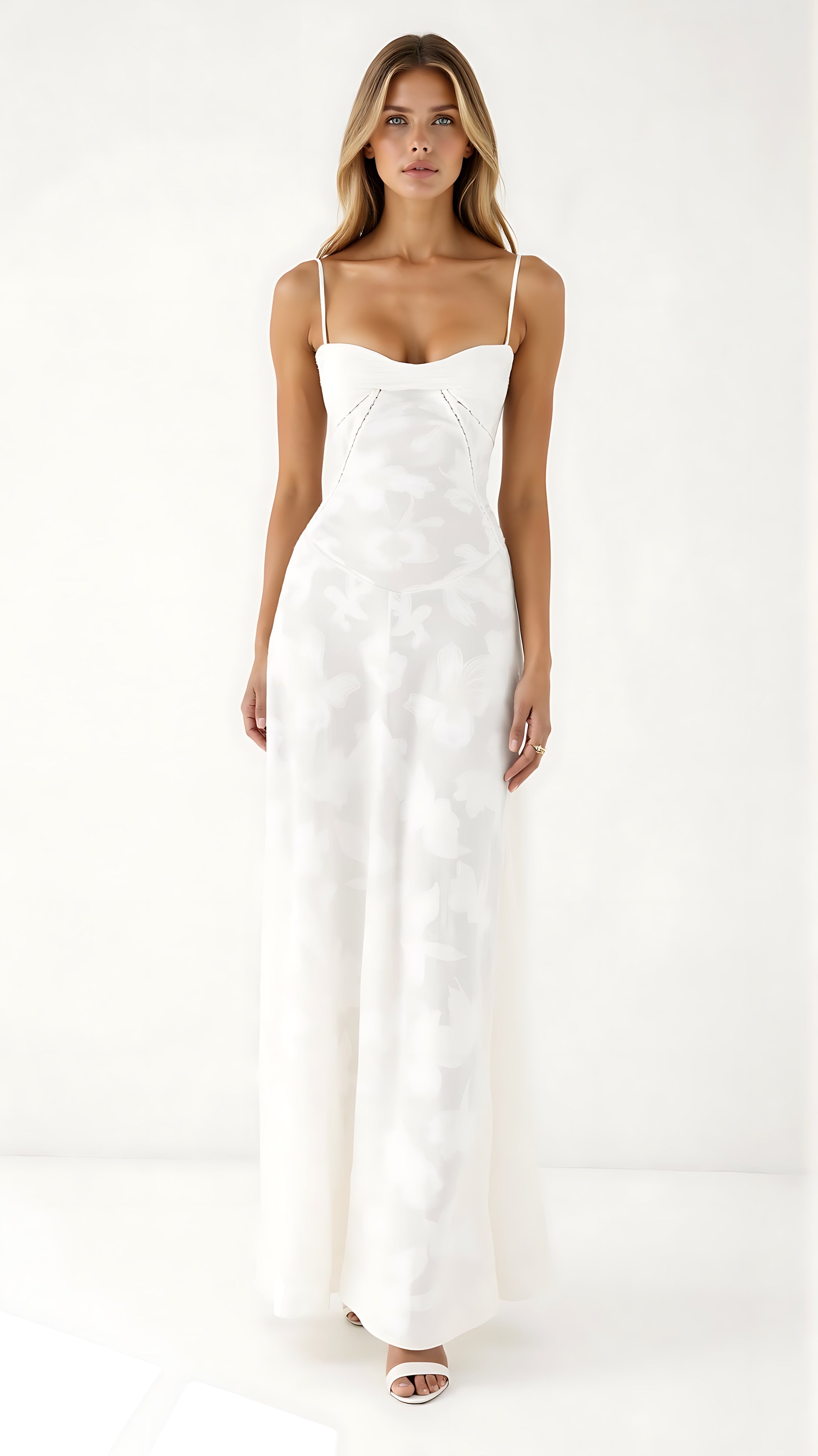 Avery – Lace Cami Wedding Guest Maxi Dress