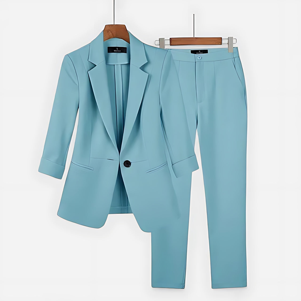 Bianca – Blazer And Straight Leg Pants Suit Set
