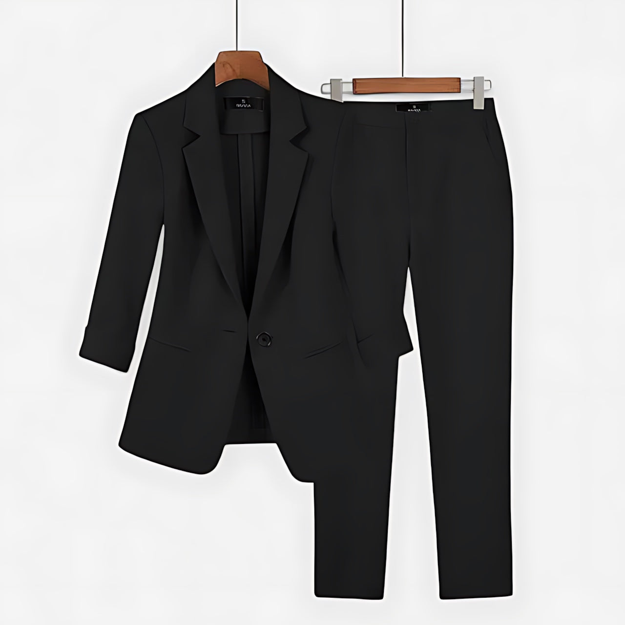 Bianca – Blazer And Straight Leg Pants Suit Set