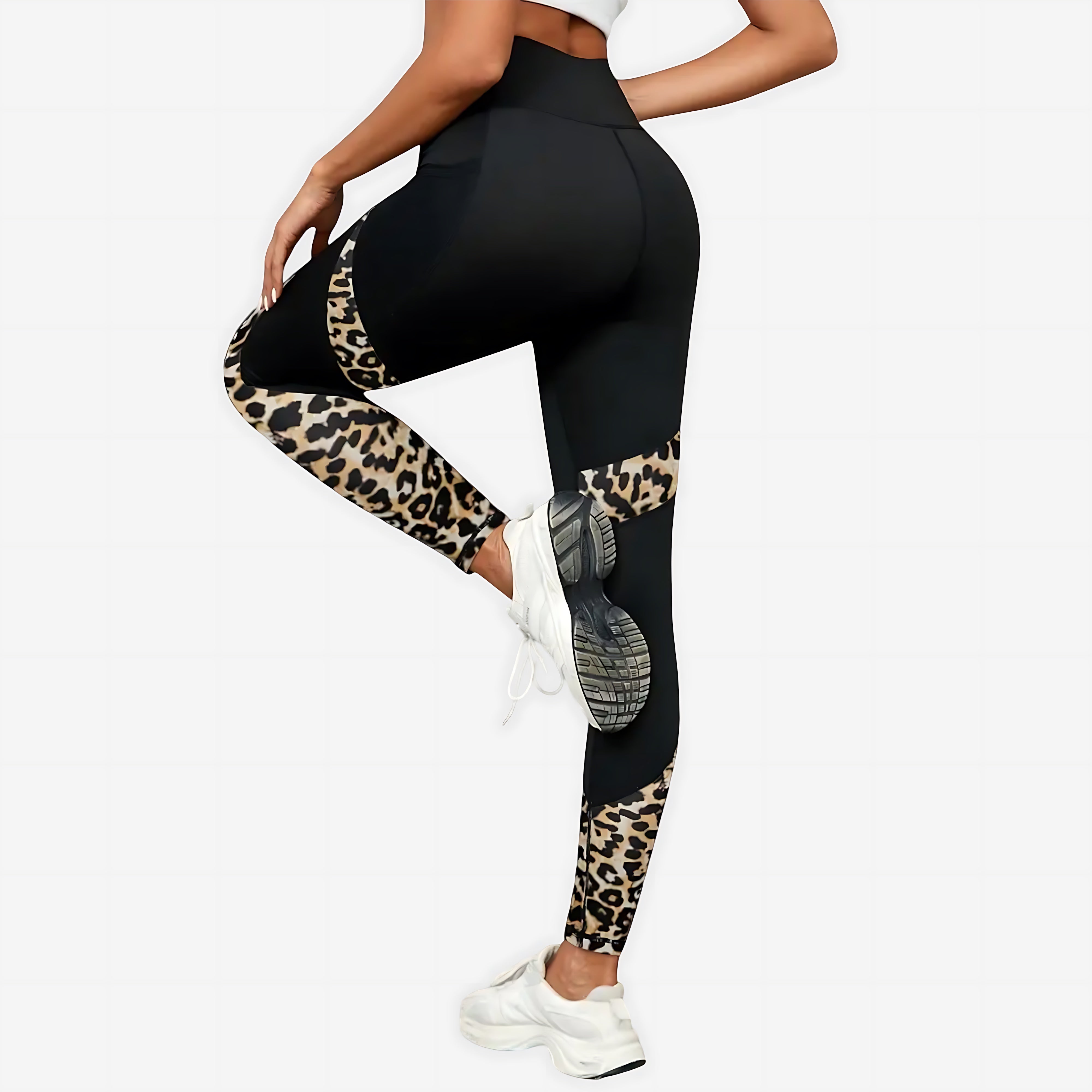 Blakely – Leopard Print High Waist Workout Leggings