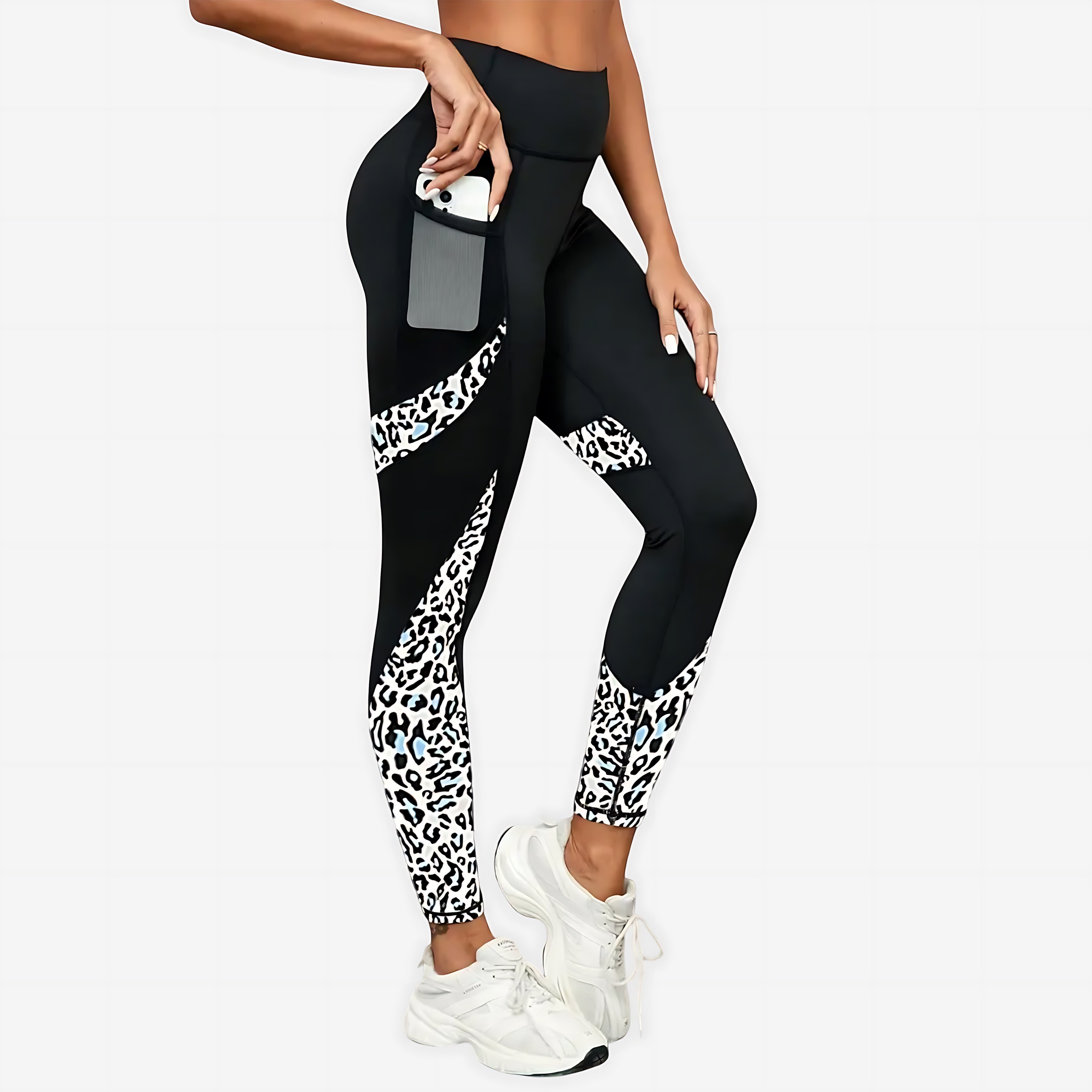 Blakely – Leopard Print High Waist Workout Leggings