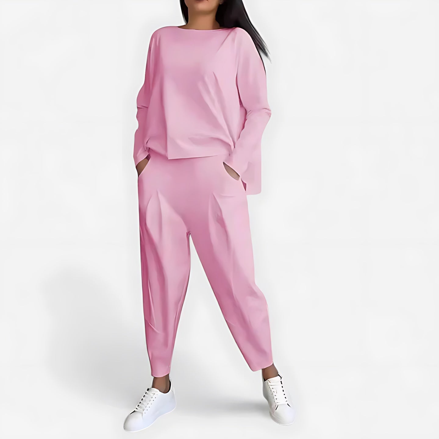 Blakely – Long Sleeve Top and Wide Leg Pants Set