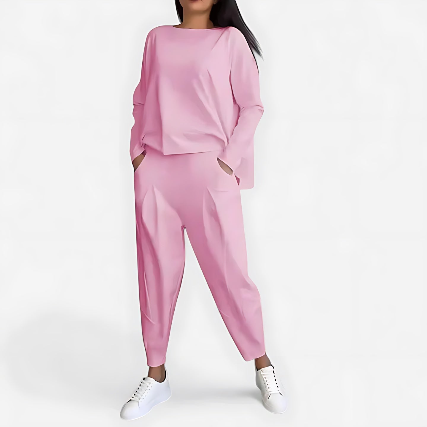 Blakely – Long Sleeve Top and Wide Leg Pants Set