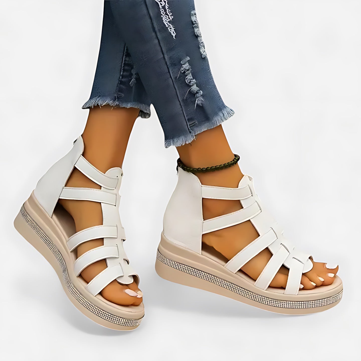 Blakely – Strappy Gladiator Wedge Sandals