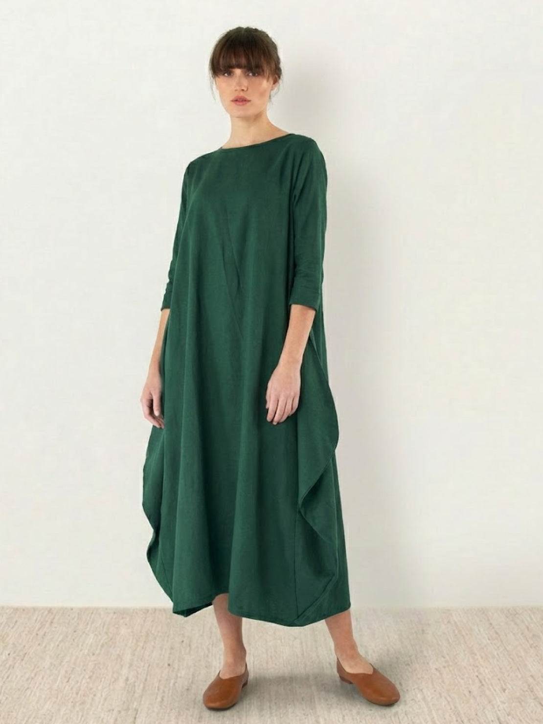 Aurora – Oversized Boho Kaftan Maxi Dress