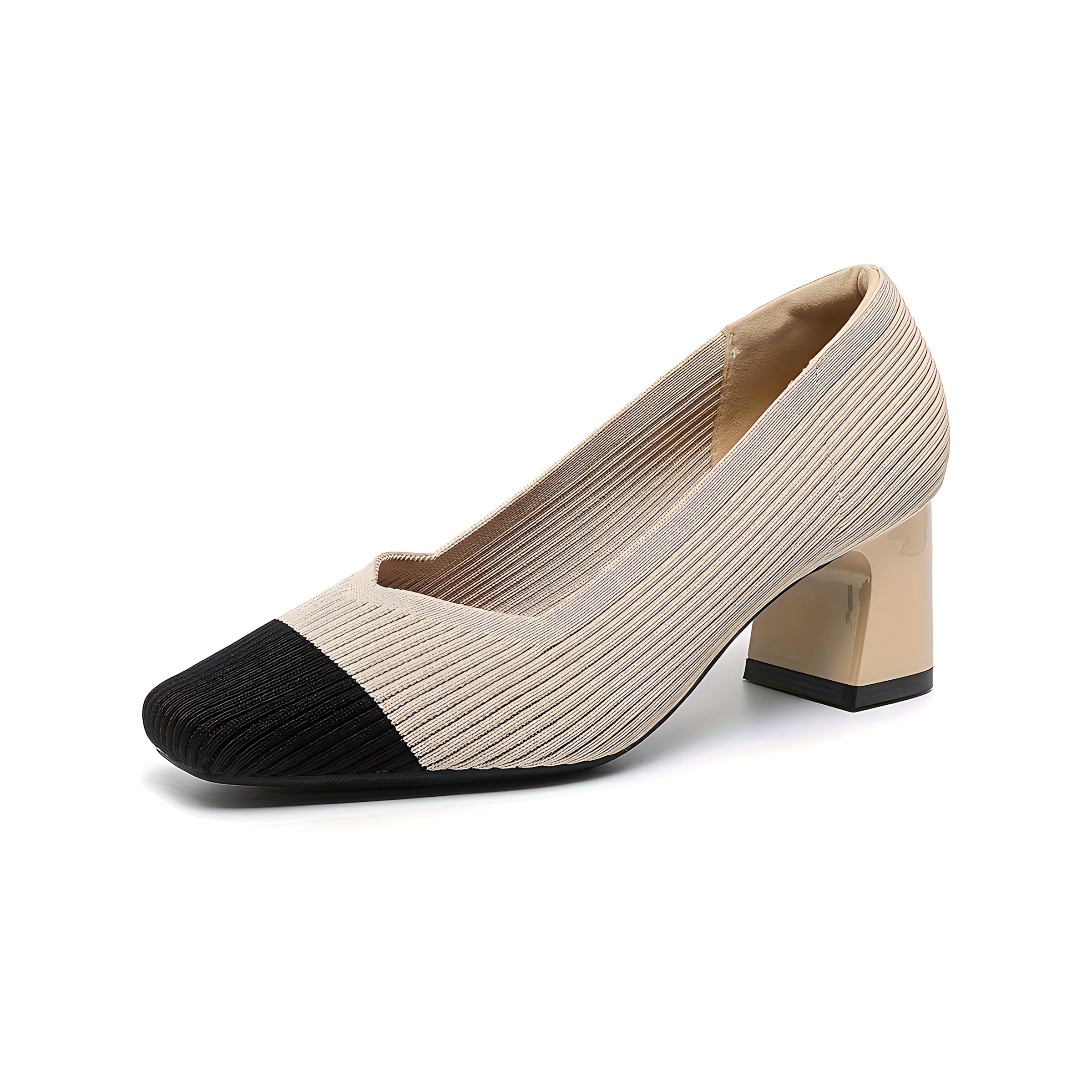 Brooke – Pointed Toe Block Heel Pumps
