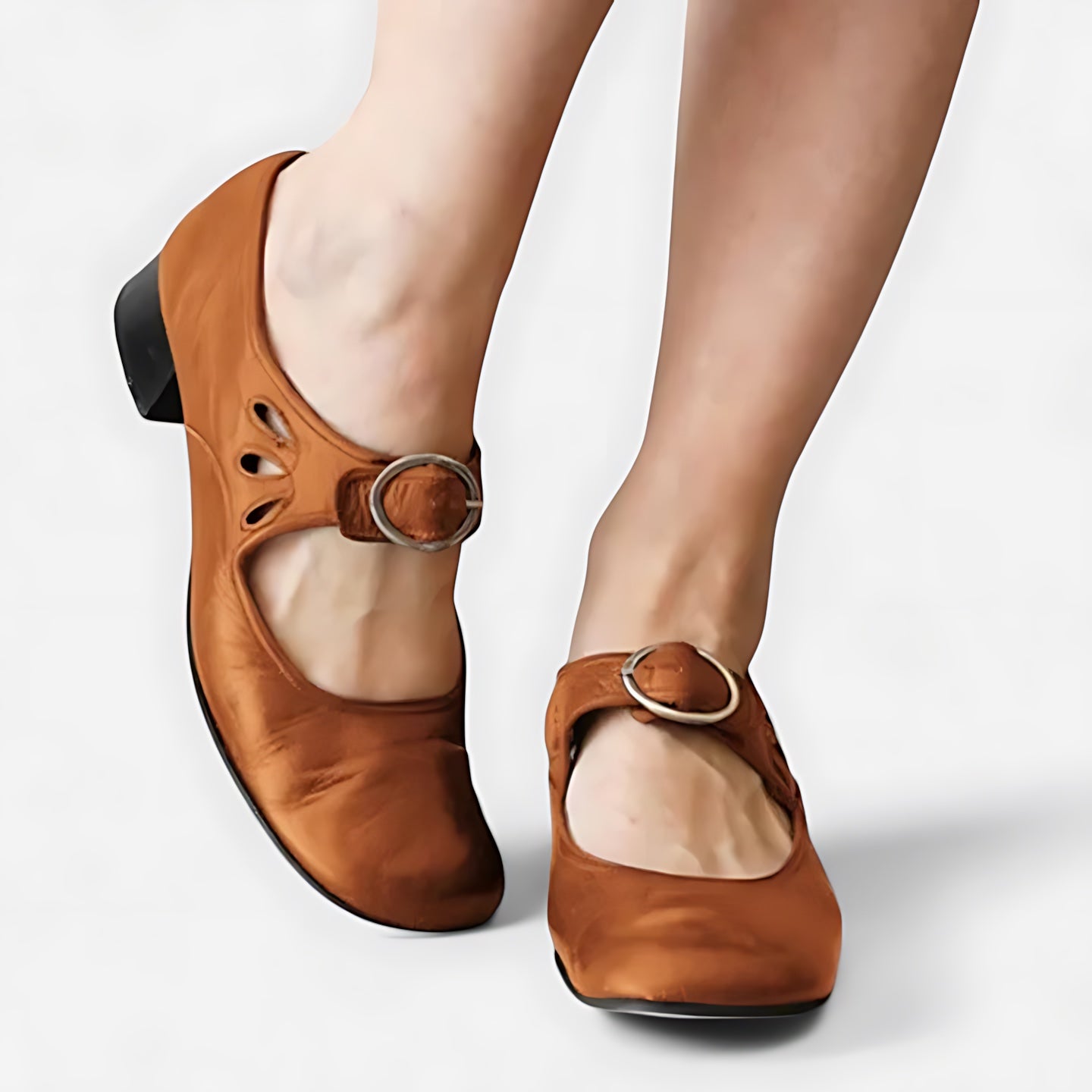 Catalina – Leather Mary Jane Flats